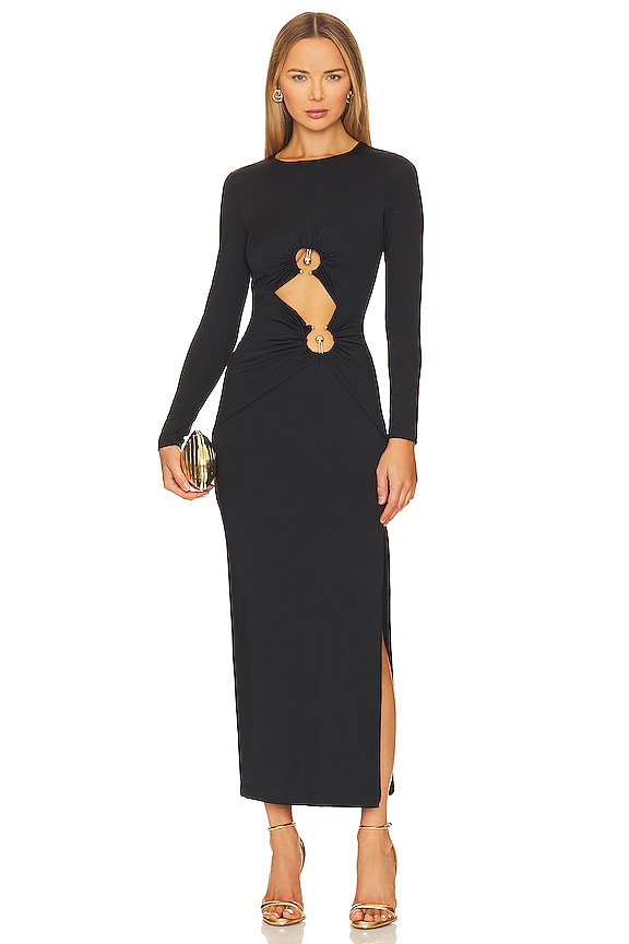 Bardot Neve Maxi Dress in Black | REVOLVE