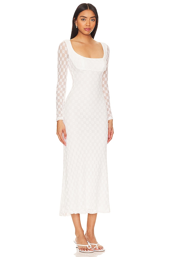view 2 of 3 Adoni Midi Dress in White