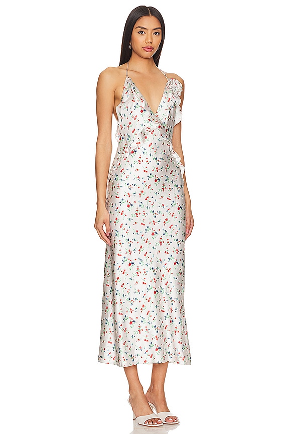 view 2 of 3 ROBE MAXI OLEA in Ivory Ditsy Floral