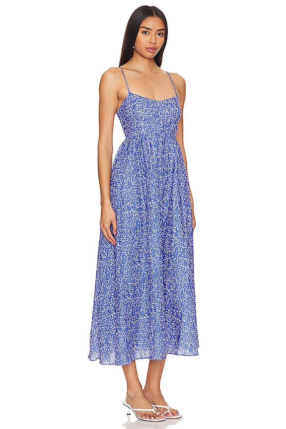 view 2 of 3 Milika Midi Dress in Blue Garden