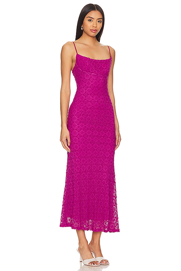 view 2 of 3 x REVOLVE Adoni Midi Dress in Magenta