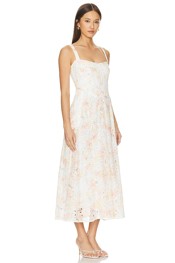 view 2 of 3 Lilah Midi Dress in Sunny Floral