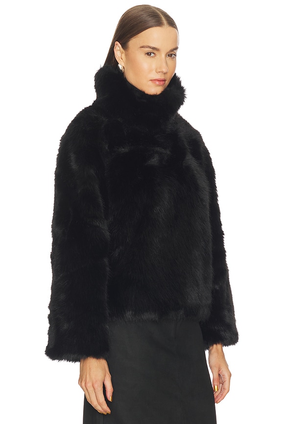 view 2 of 4 Renata Faux Fur Jumper in Black