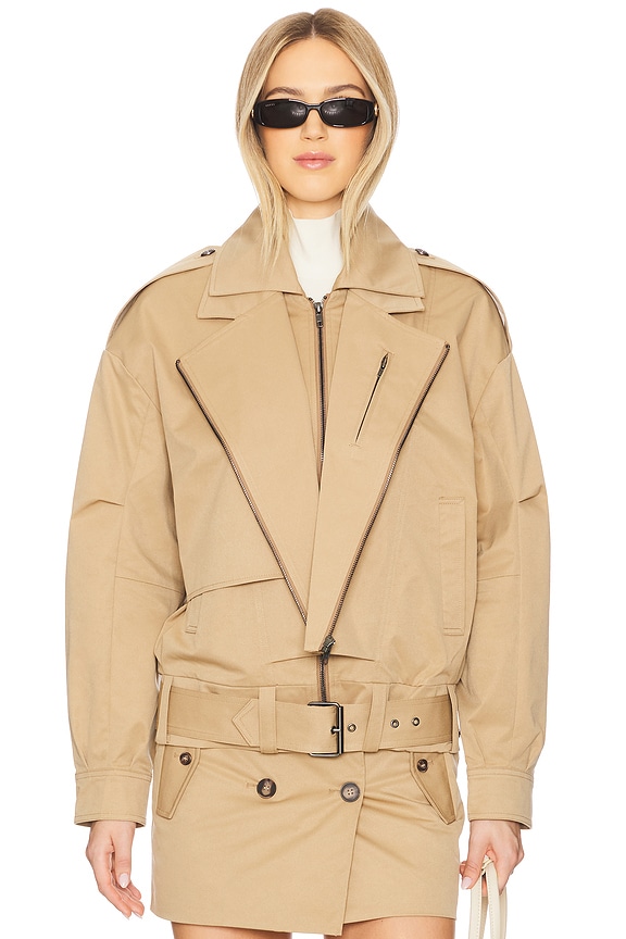 view 2 of 5 Kavi Oversized Jacket in Camel