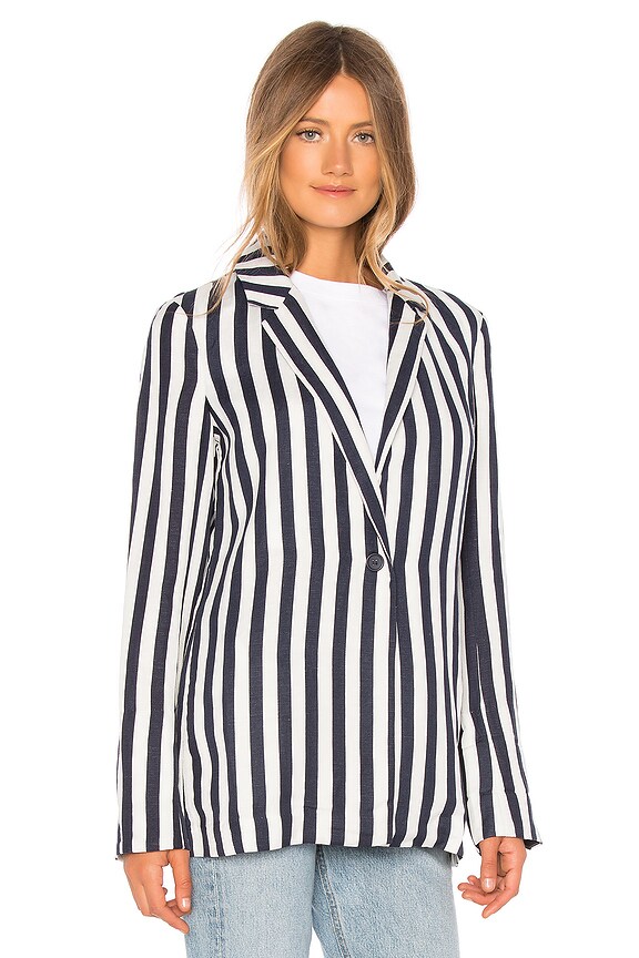 view 2 of 4 VESTE COLETTE in Navy Stripe