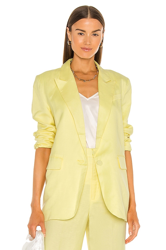 view 2 of 5 Summer Linen Blazer in Sunshine