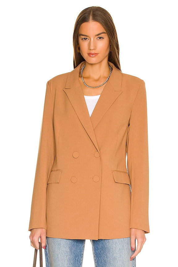 view 2 of 5 Athena Blazer in Chestnut