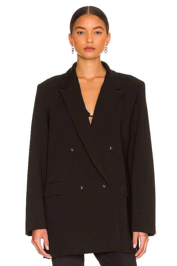 view 2 of 5 Maison Split Back Blazer in Black