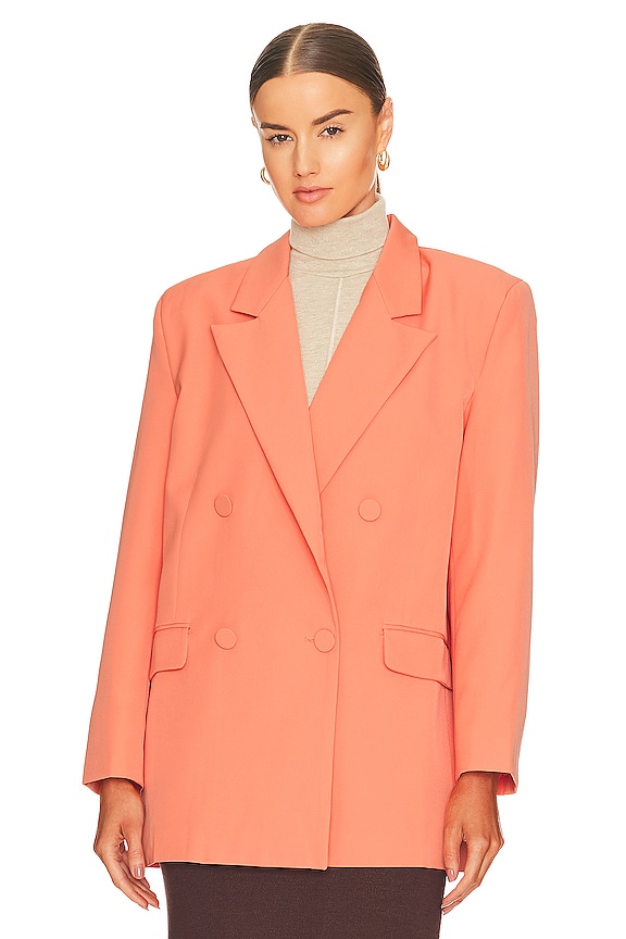 view 2 of 5 Oversized Blazer in Orange Fizz