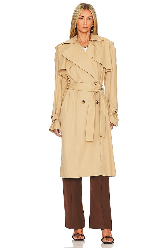 view 2 of 5 ТРЕНЧ OVERSIZED in Tan