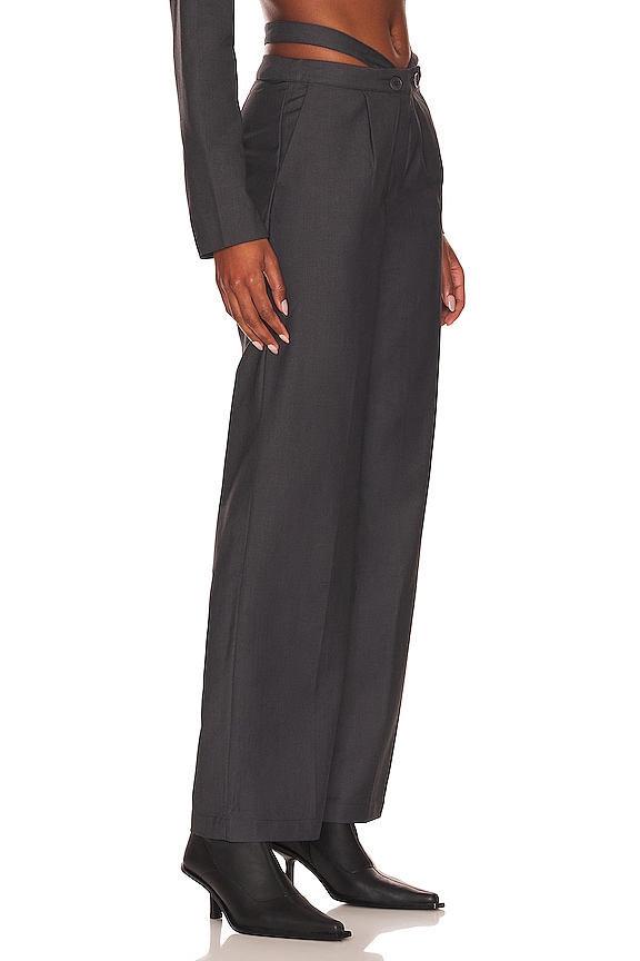 view 2 of 4 WRAP 팬츠 in Charcoal