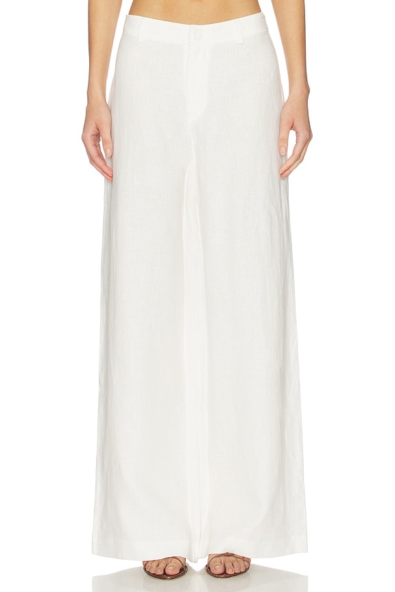 view 1 of 6 PANTALÓN SERAFINA in Ivory