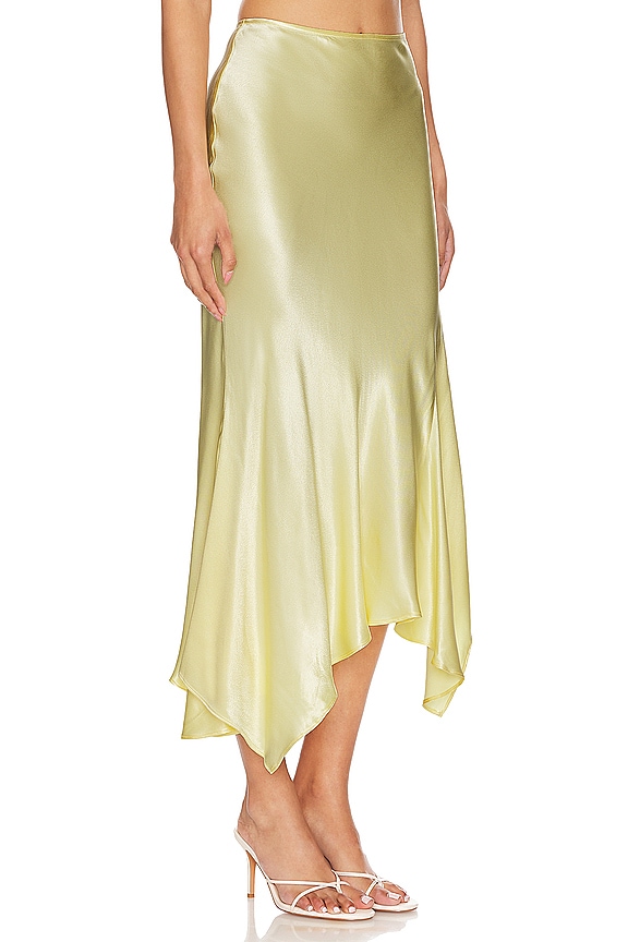 view 2 of 4 Suki Midi Skirt in Canary Yellow