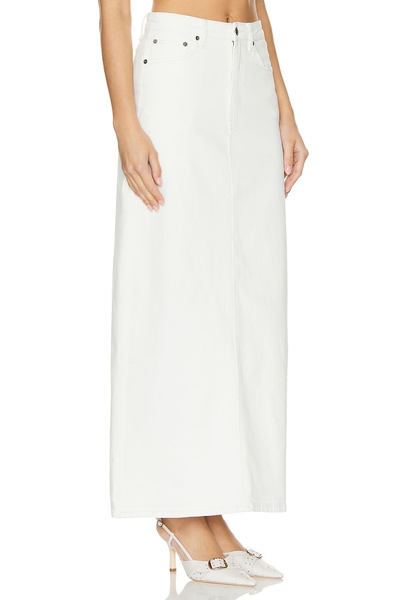 view 2 of 4 Evianna Maxi Skirt in Off White
