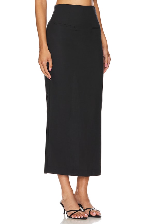 view 2 of 4 Rhee Midi Skirt in Black