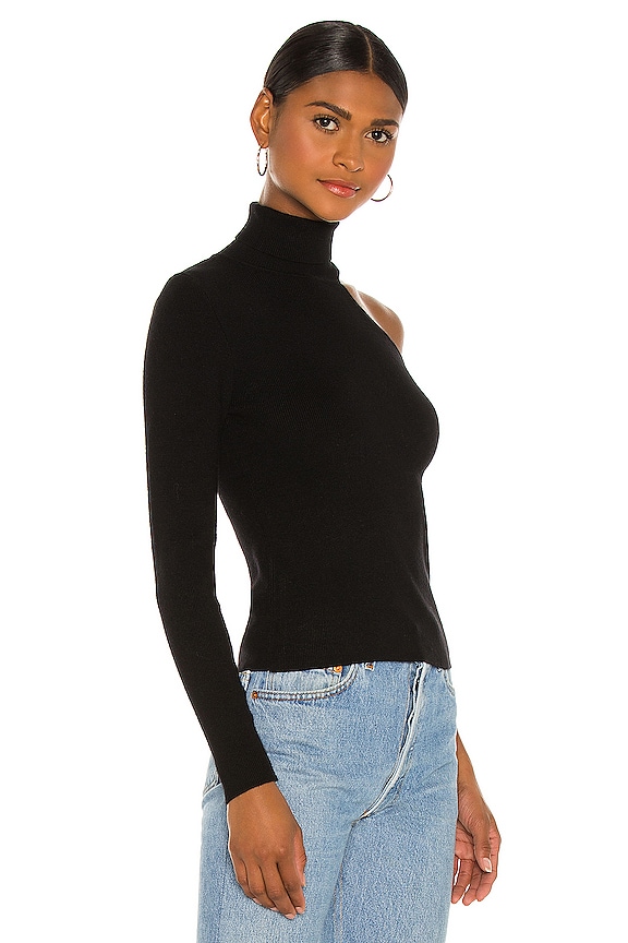view 2 of 5 BLUSA ASYMMETRIC in Black