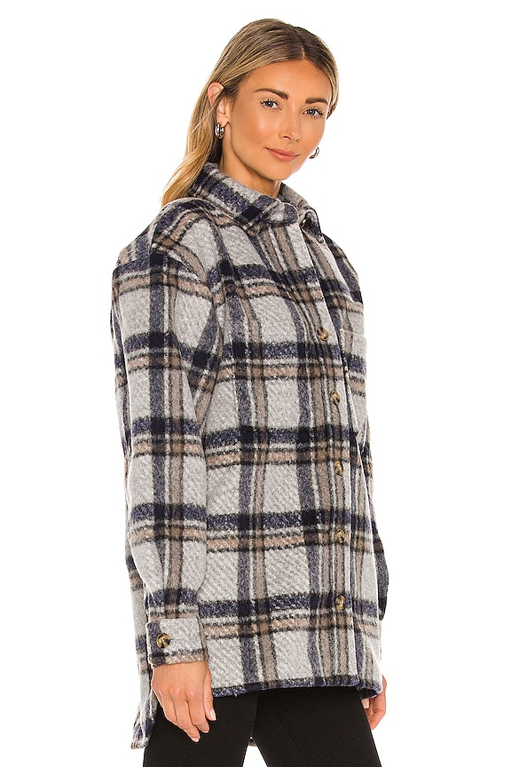 view 2 of 4 ФЛАНЕЛЕВАЯ РУБАШКА in Blue Check