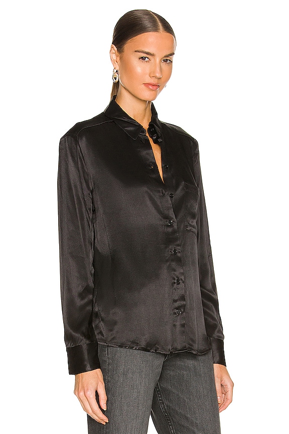 view 2 of 4 CLASSIC COLLAR ボタンアップシャツ in Black