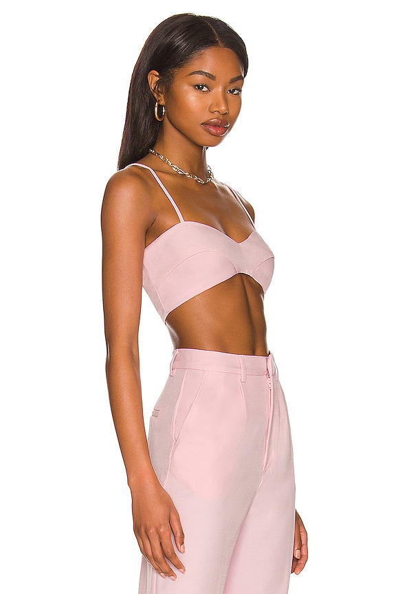 view 2 of 4 Athena Crop Top in Soft Pink