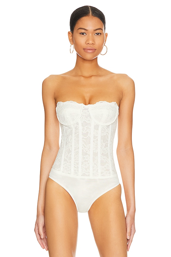 view 2 of 5 Oskar Bodysuit in Orchid White
