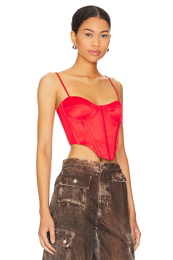 view 2 of 4 x REVOLVE Luminary Corset in Fire Red