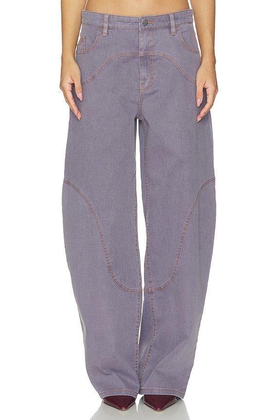 view 2 of 7 Napolen Jeans in Dusty Grey Lilac