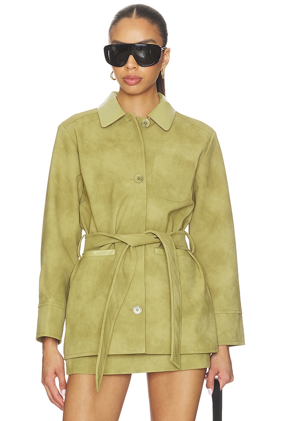 view 1 of 4 Brodie Jacket in Green Moss