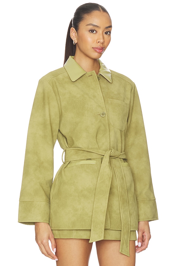 view 2 of 4 Brodie Jacket in Green Moss