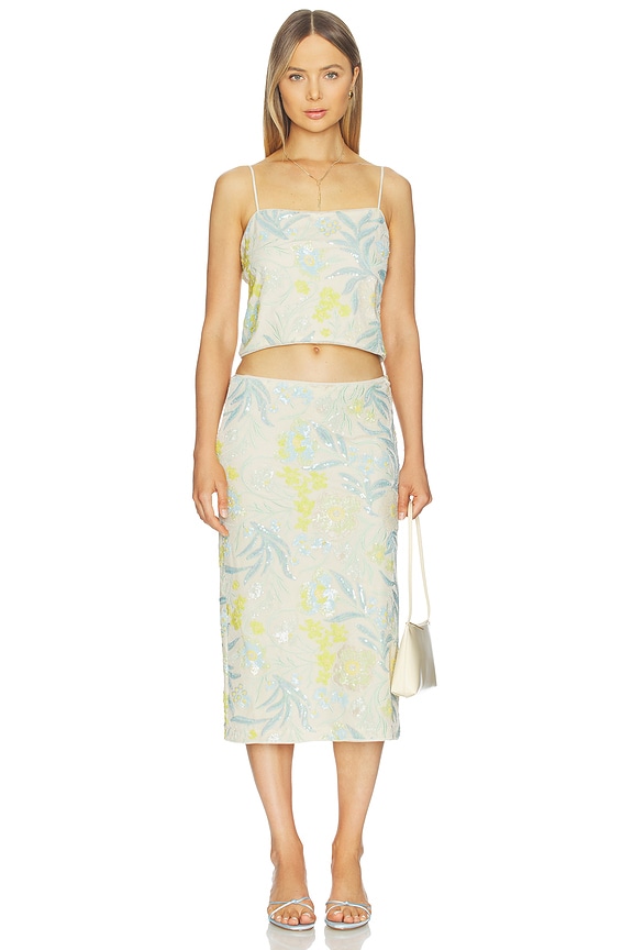 Sequins スカート Baum und pferdgarten スパンコールスカート BAUM
