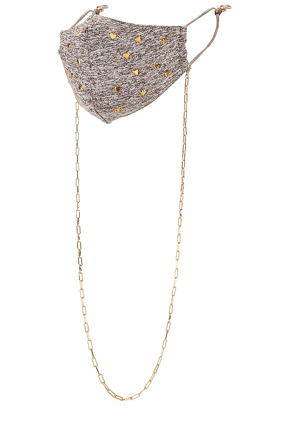 view 1 of 2 ЦЕПОЧКА ДЛЯ МАСКИ HERA in Gold