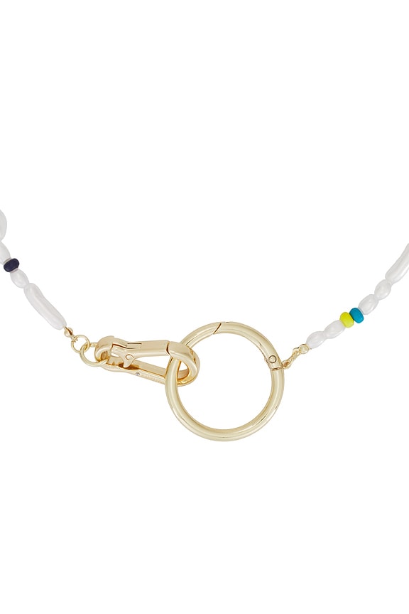 view 2 of 2 Pearl And Bead Bag Charm in Multi