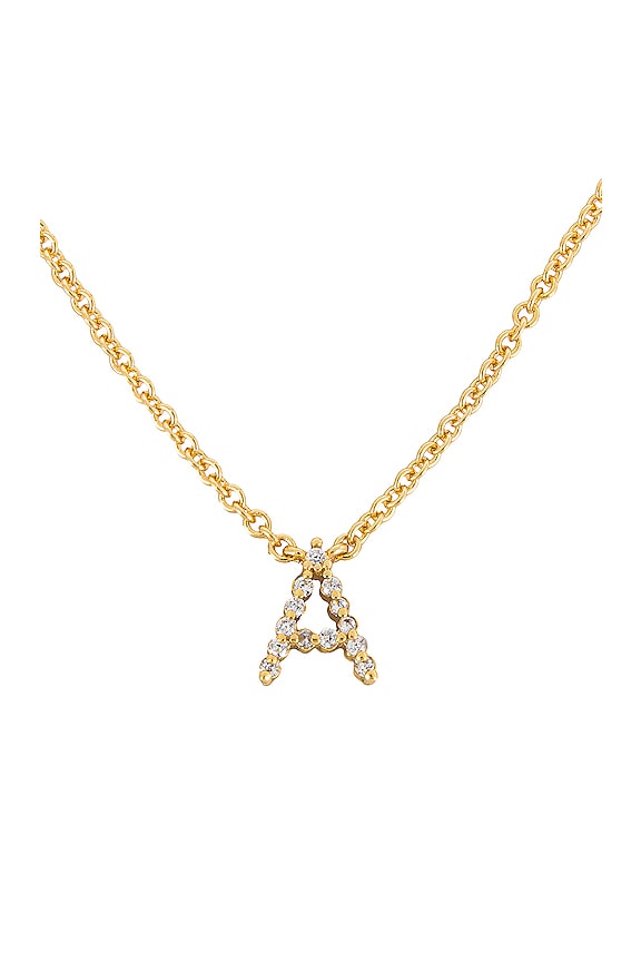 view 2 of 2 COLLIER INITIALE NORA in Gold