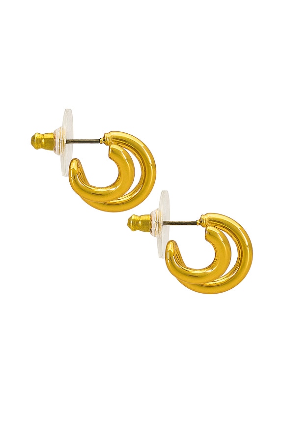 view 2 of 2 Paulina Earrings in Gold