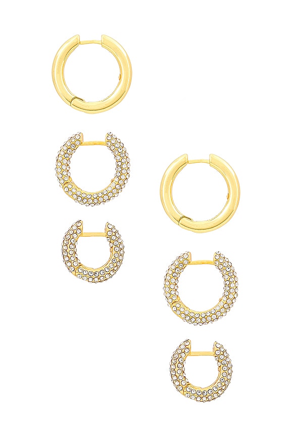 view 2 of 3 Lucy Earring Set in Gold