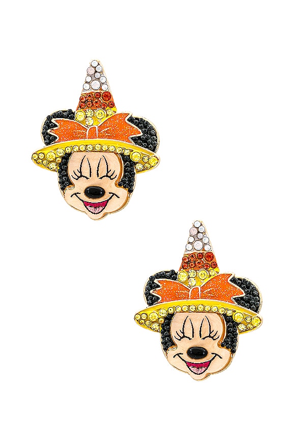 view 1 of 2 Candy Corn Disney Minnie Mouse Earrings in Multi