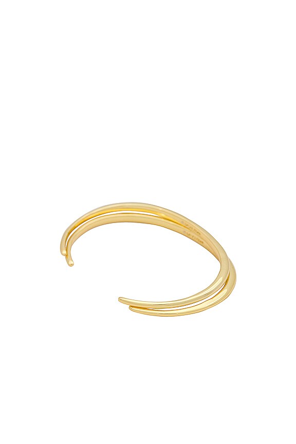 view 2 of 4 Meredith Cuff In Gold in Gold