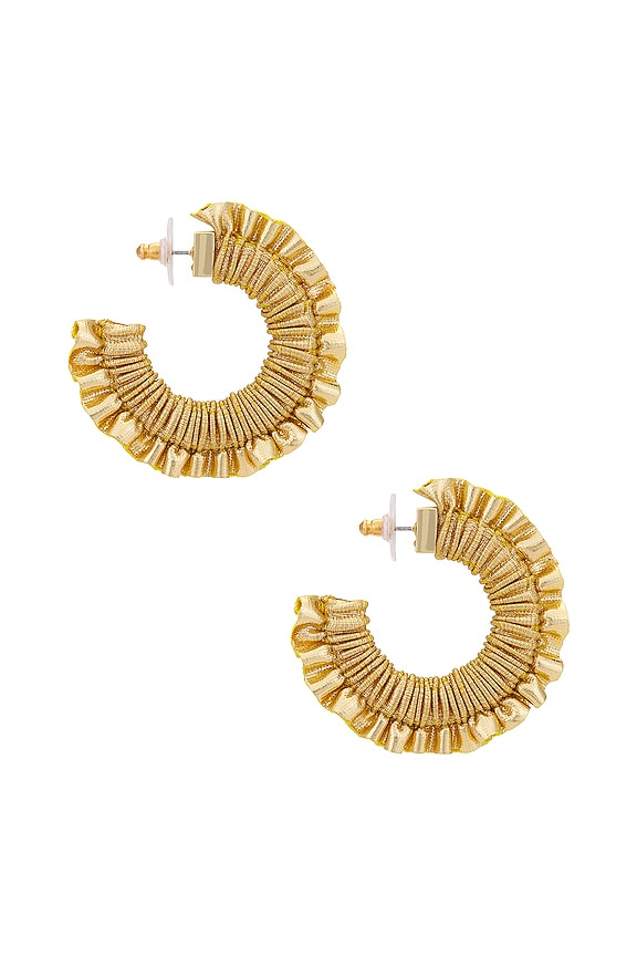 view 2 of 3 Mary Earrings in Gold