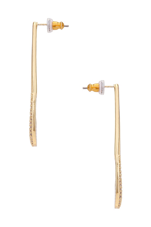 view 2 of 2 BOUCLES D'OREILLES GINGER in Gold