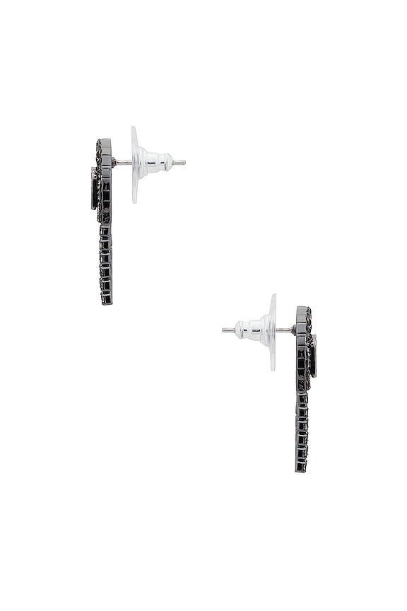 view 2 of 2 Rest in Pettiness Earrings in Black