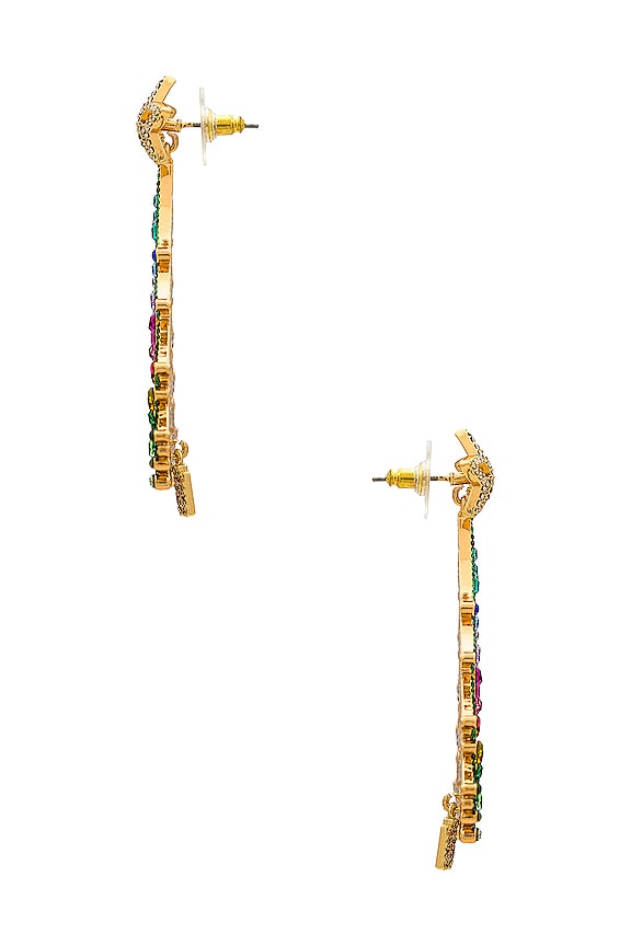 view 2 of 2 BOUCLES D'OREILLES PENDANTES CHRISTMAS TREE in Green