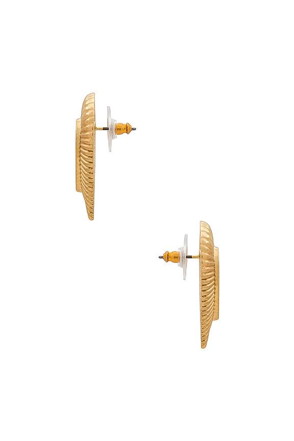 view 2 of 2 LIZA ステートメントイヤリング in Gold