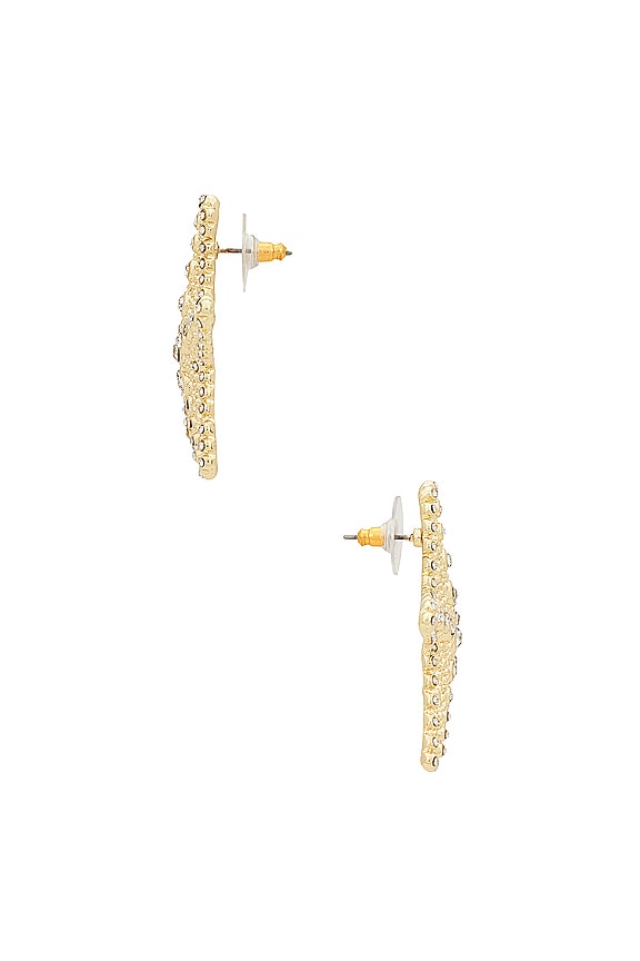 Textured Seashell Drop Earrings