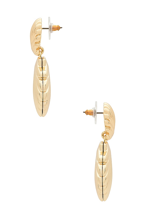 view 2 of 2 Out of This Shell Earrings in Gold