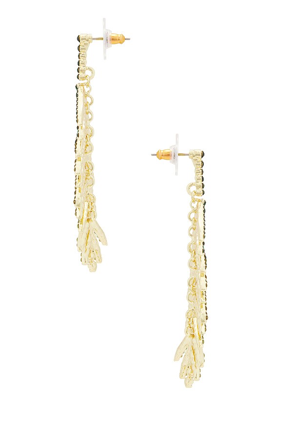 view 2 of 2 Just Breezy Earrrings in Gold