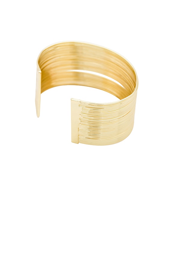 view 2 of 2 LARGE LAYERED カフブレスレット in Gold