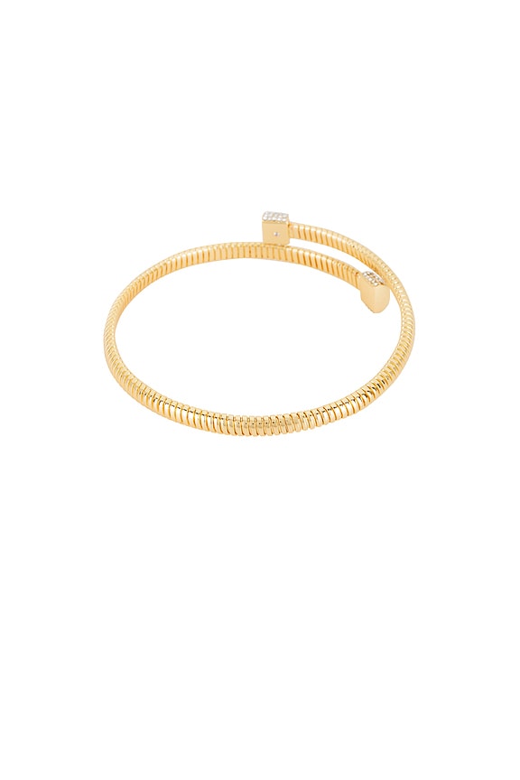 view 2 of 2 PUÑO DE UNA VUELTA. PAVE in Clear