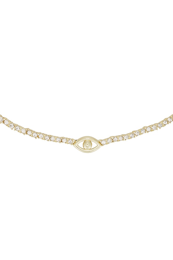 view 2 of 2 Evil Eye Necklace in Gold
