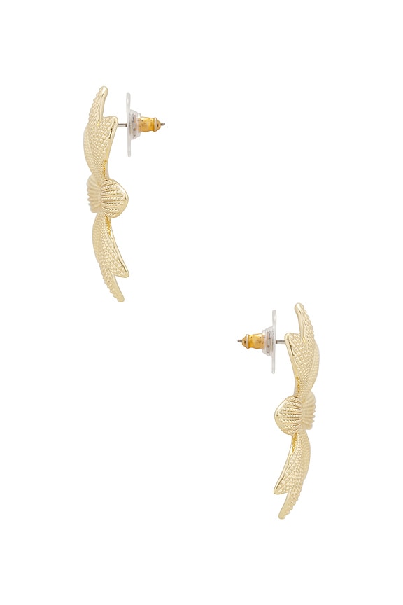 view 2 of 2 Shyla Earrings in Gold Large