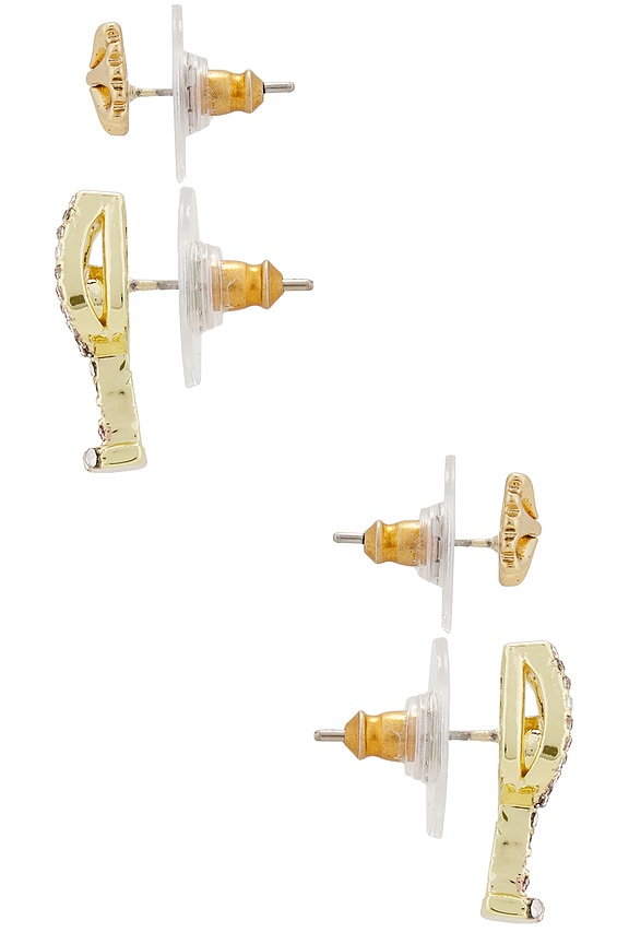 view 2 of 2 SET PENDIENTES ENDLESS PASTABILITIES in Red