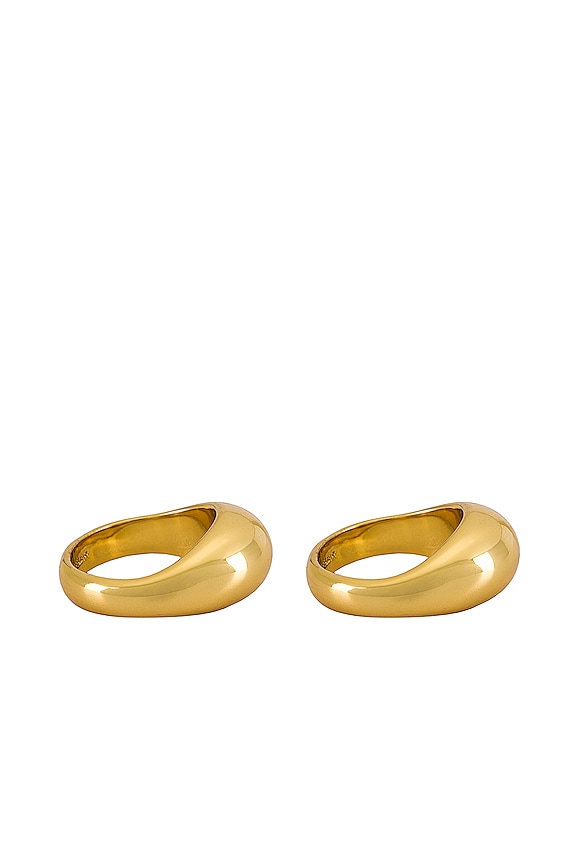 view 2 of 3 НАБОР КОЛЕЦ MARO in Gold